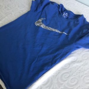 Blue Nike tee